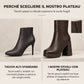 🔥SCONTO DEL 50%! 👢Stivaletti alla caviglia con zeppa spessa e tacco robusto