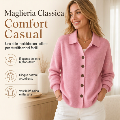 ⏰  Sconto del 50% di cambio stagione – qualità a metà prezzo! ✨Cardigan in maglia casual da donna