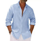 📦 Ogni giorno spediamo oltre 500 pacchi! Camicia di Lino Casual Traspirante e Leggera da Uomo