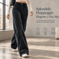 ✈Appena arrivati – ora senza spese di spedizione!✈Pantaloni Casual in Velluto a coste da Donna a Vita Alta e Gamba Larga