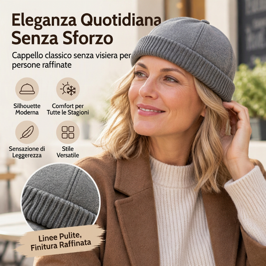 🥳💞 +45.000 unità vendute🔥 Sconto del 50%💥Cappello docker unisex in maglia calda senza visiera