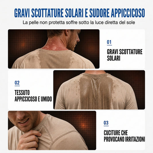 🥳💞 +45.000 unità vendute🔥 Sconto del 50%💥Maglietta a maniche lunghe da uomo, a collo rotondo, ad asciugatura rapida