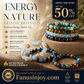 ✨️Amazing 50% di Sconto!🔮Salute, Ricchezza e Protezione!💿Porta Energia Infinita! Bracciale con Perle di Pietra Naturale